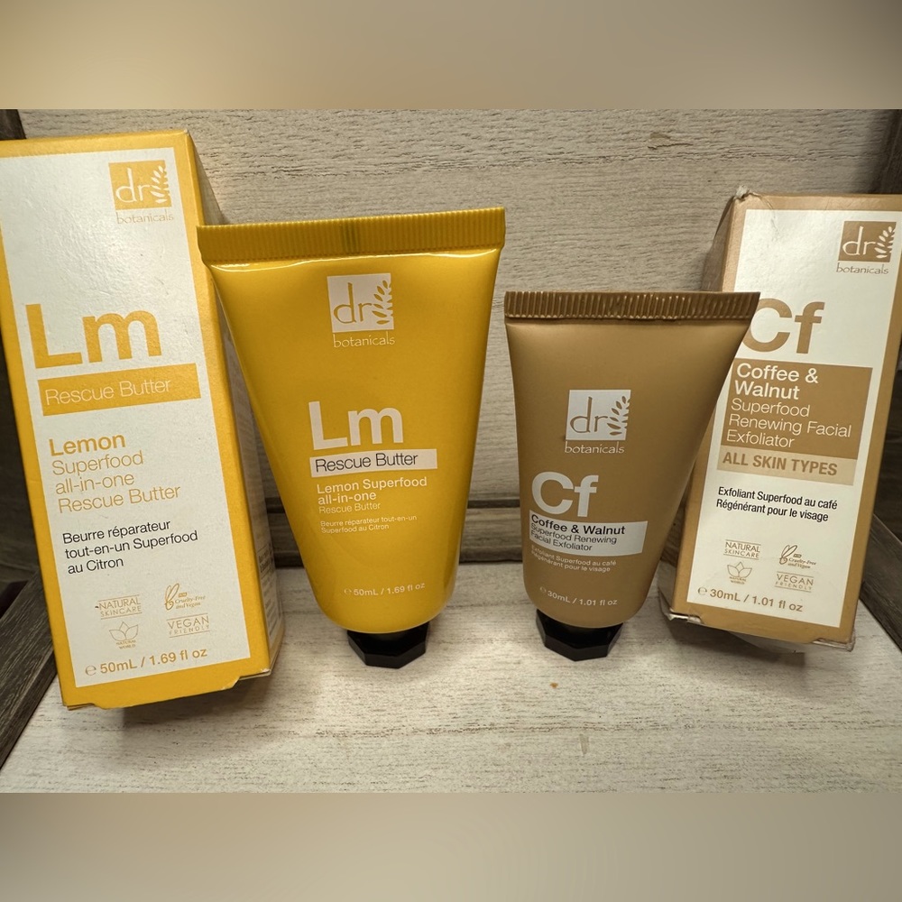 Dr. Botanicals Rescue Butter & Facial Exfoliator